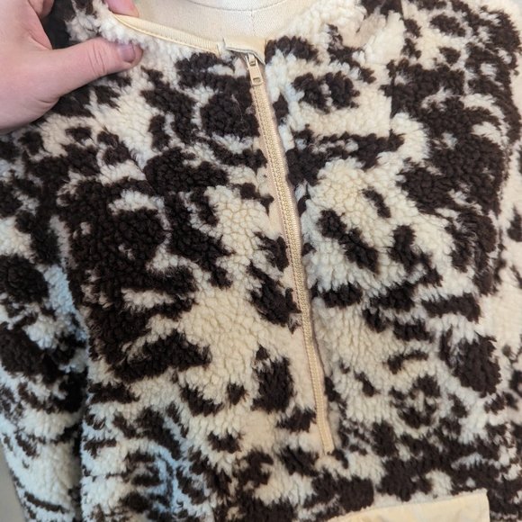Crazy Train Western Wild Sherpa Half Zip Pullover | Sz L NWOT - Picture 3 of 6